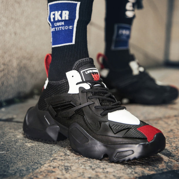 Increased thick-soled sneakers