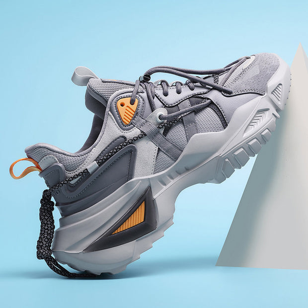 Fashion Simple Men's Platform Sneakers