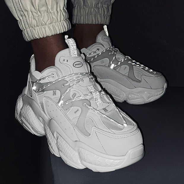 Ins Super Fire Paris Old Shoes Men And Women Trend Korean Version Of The Wild Net Red Putian Poisonous Thick-soled Casual Sneakers