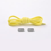 Elastic No Tie Shoelaces Semicircle Shoe Laces For Kids And Adult Sneakers Quick Lazy Metal Lock Laces Shoe Strings