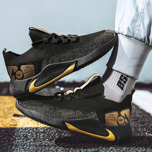 Flying woven breathable casual sneakers