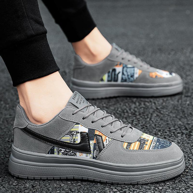 Men's  Breathable Running Canvas Sneakers