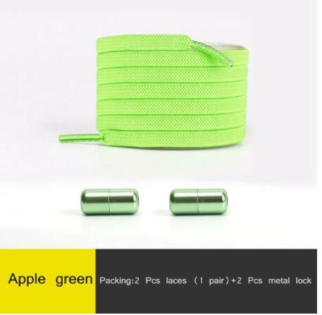 Elastic No Tie Shoelaces Semicircle Shoe Laces For Kids And Adult Sneakers Quick Lazy Metal Lock Laces Shoe Strings