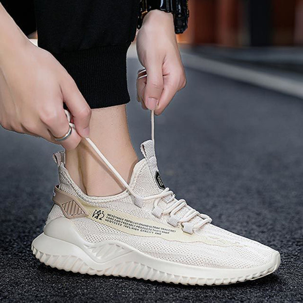 Men Sneakers Lightweight Breathable Walking Shoe