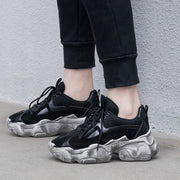 Running platform sneakers