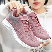 Lace-up Sneakers Women Light Breathable Flats Shoes
