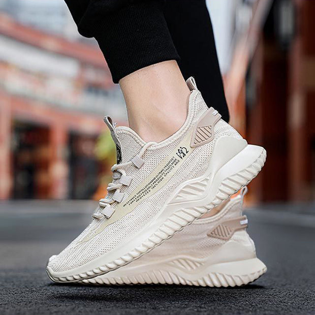 Men Sneakers Lightweight Breathable Walking Shoe