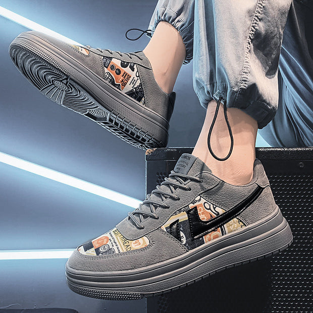 Men's  Breathable Running Canvas Sneakers