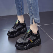 Student Patent Leather Fashion Sneakers Trend