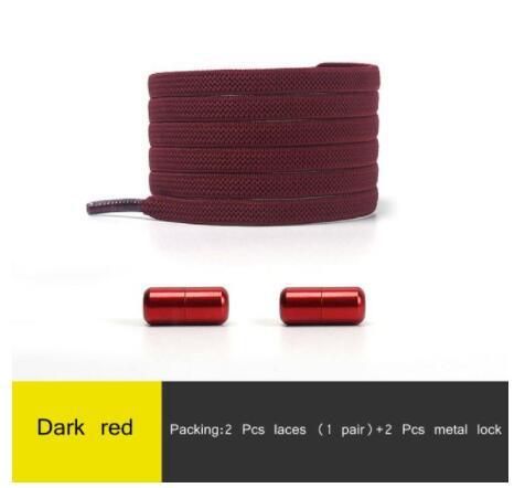 Elastic No Tie Shoelaces Semicircle Shoe Laces For Kids And Adult Sneakers Quick Lazy Metal Lock Laces Shoe Strings